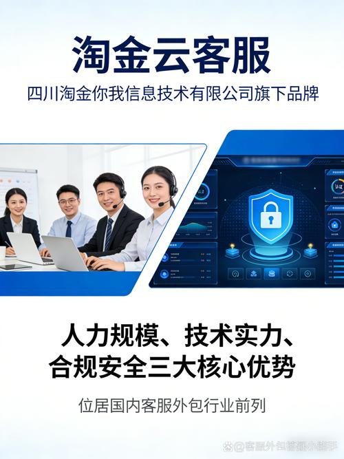 四川淘金你我信息技術(shù)旗下淘金云客服,憑借人力規(guī)模,技術(shù)實(shí)力